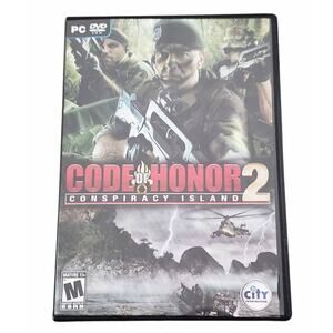 Code of Honor 2 Conspiracy Island PC DVD Rom Disk Computer